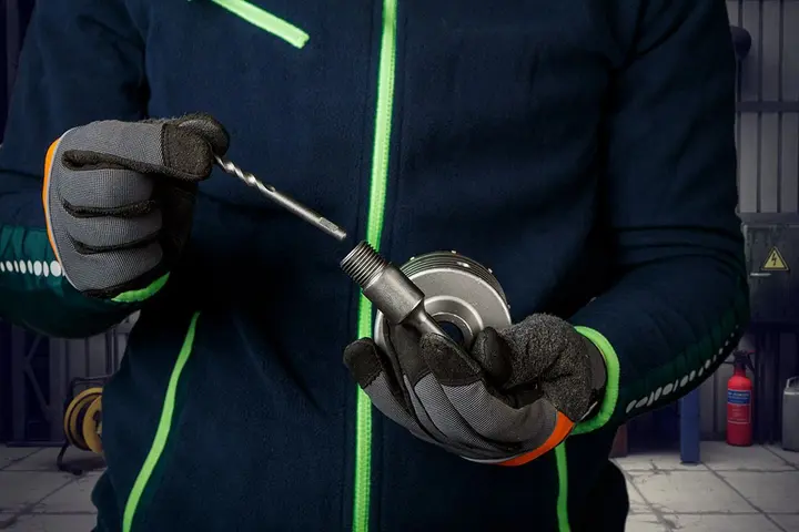 SDS Max adaptör ve kılavuz matkap ucu M22 190 mm