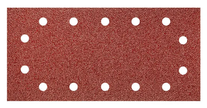 Cırt bantlı zımpara kağıdı 115 x 230 mm, P60, 5 adet, 14 delikli
