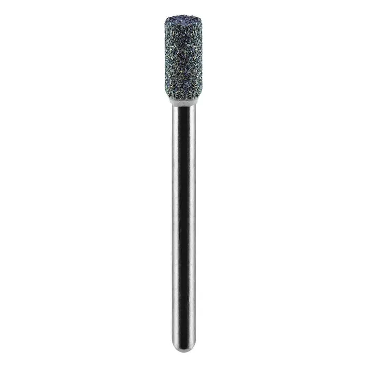 Taşlama taşı 4 x 8 mm, silindir, sap 3,2 mm, 3 adet