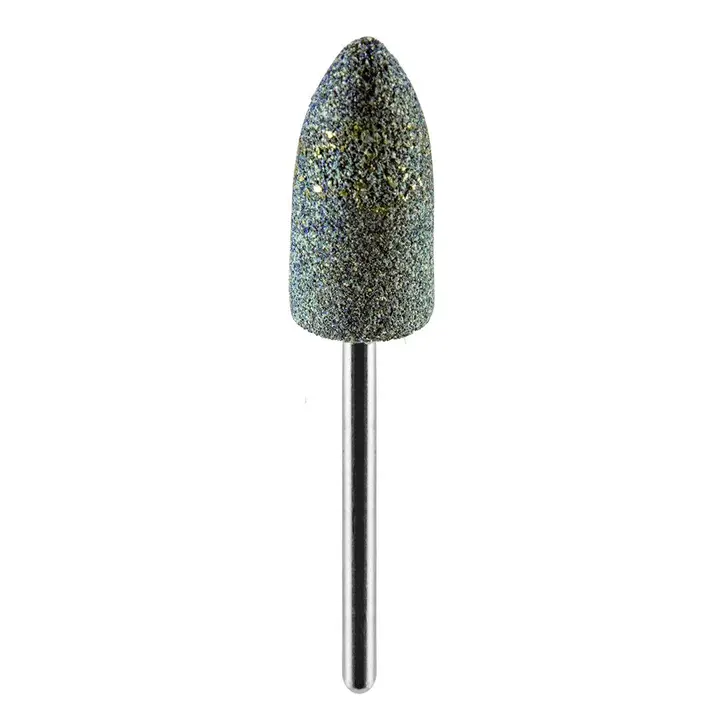 Taşlama taşı 10 x 20 mm, mermi, sap 3,2 mm, 3 adet