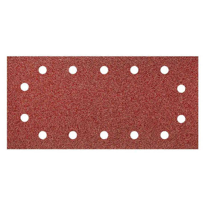 Zımpara kağıdı, cırt bantlı 115 x 230 mm, K40, 5 adet, delikli