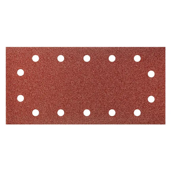 Zımpara kağıdı, cırt bantlı 115 x 230 mm, K60, 5 adet, delikli