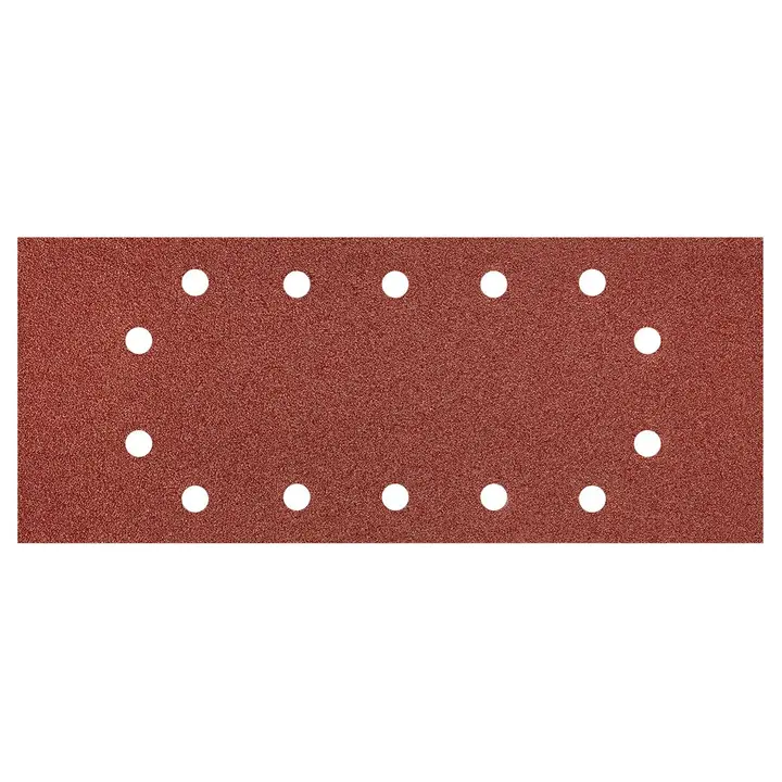 Zımpara kağıdı 115 x 280 mm, K80, 5 adet, delikli