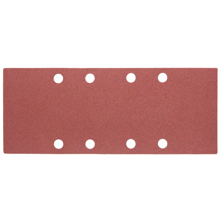 Zımpara kağıdı 93 x 230 mm, K100, 5 adet, delikli