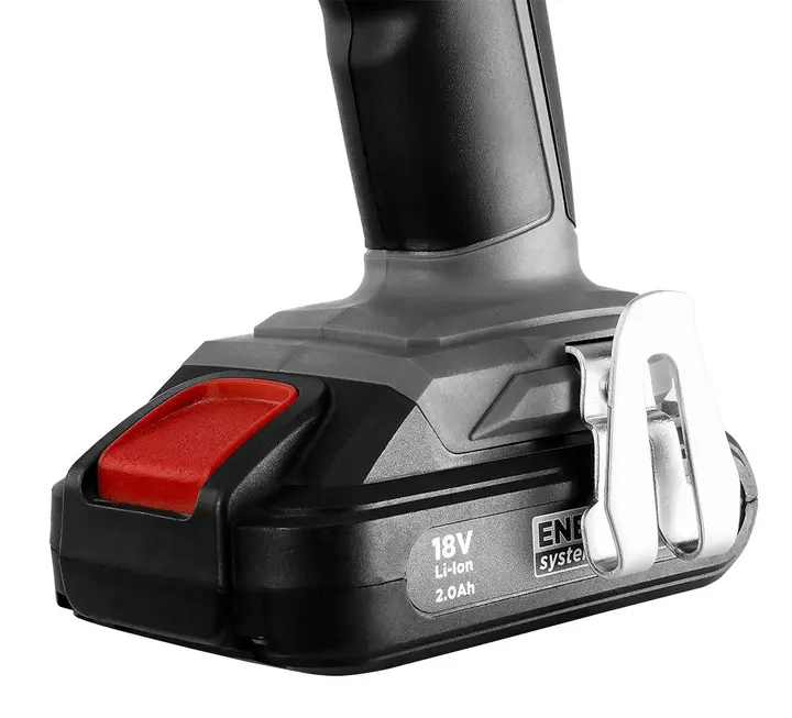 Akülü matkap, Energy+ 18V, Li-Ion, 10 mm mandren, 2 Ah akü, şarj cihazı, karton kutu