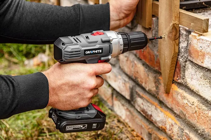 Akülü matkap Energy+ 18V, Li-Ion, 13mm anahtarsız mandren, akü hariç