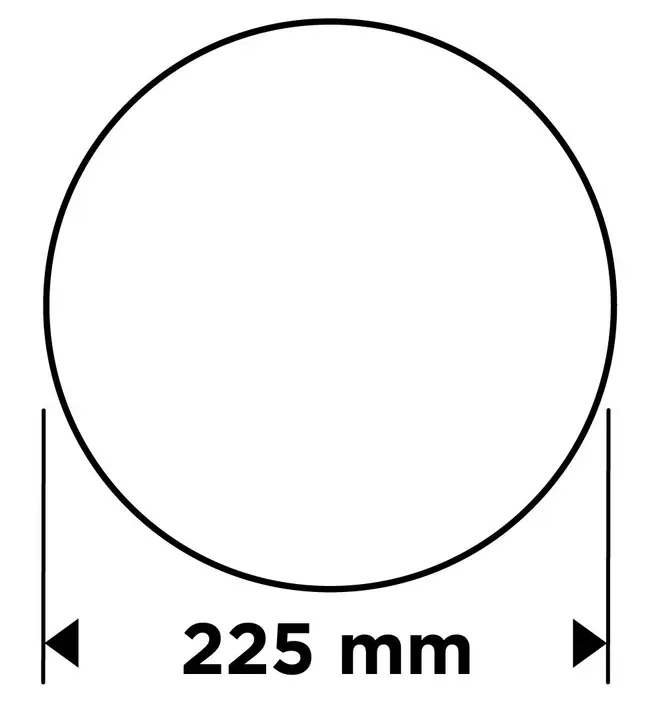 Zımpara diskleri, delikli, cırt bantlı 225 mm, P