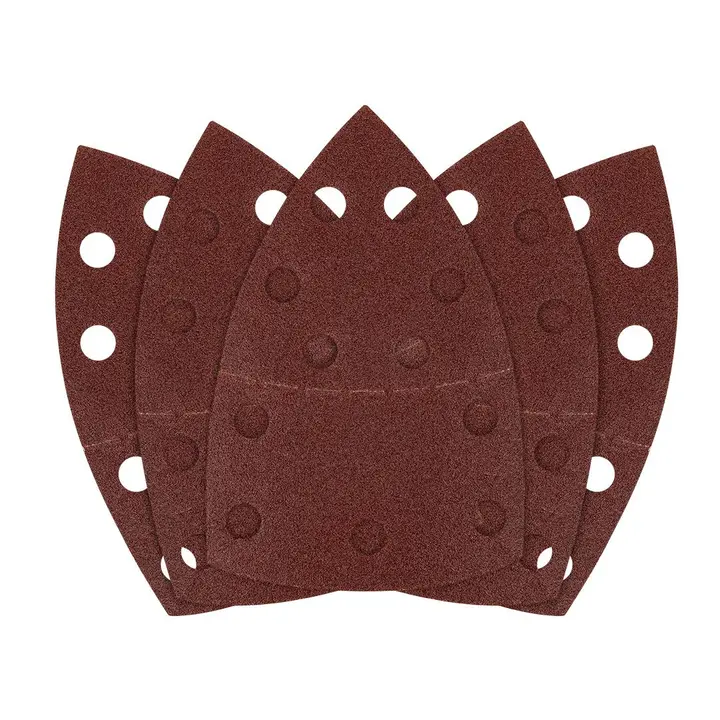 Zımpara kağıdı, cırt bantlı, iron 102 x 152 mm, P100, 5 adet, 11 delikli