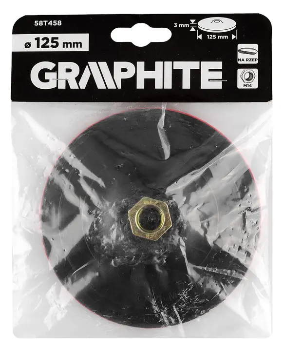 Cırt bantlı disk 125 mm x 3 mm, M14 dişli