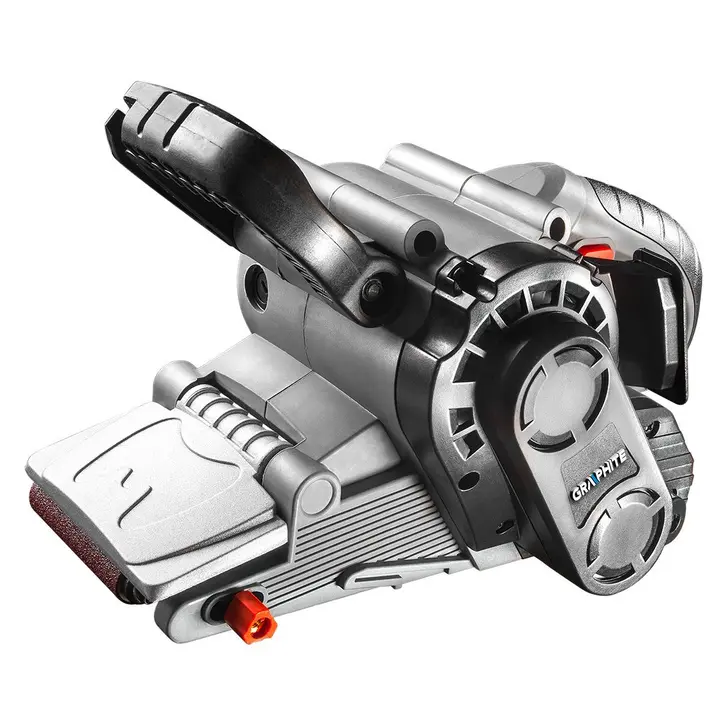 Bantlı zımpara makinesi 800W, hız 120-260 m/dk, zımpara bandı 75x457mm, BMC içinde