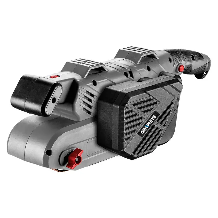 Bantlı zımpara makinesi 900W, hız 200-400 m/dk, zımpara bandı 75x533mm