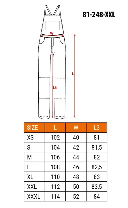 İş tulumu HD Slim