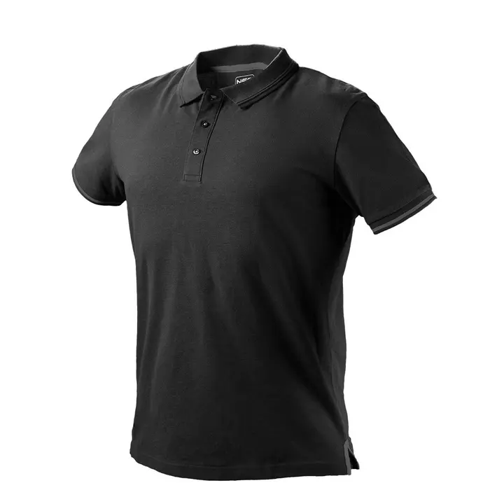 Polo yaka tişört DENIM, siyah