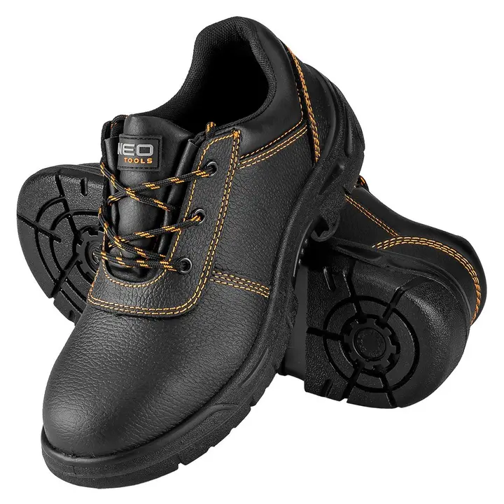 Deri yarım bot S1 SRC, çelik burunlu, numara