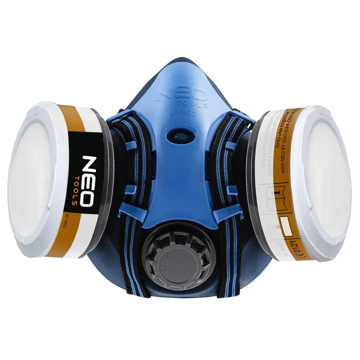 Silikon yarım maske + 2 adet A1P2 R kartuş