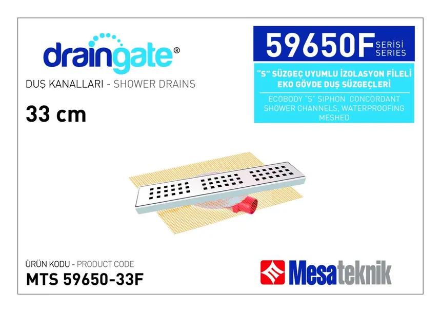 MTS 59650F S Sifon Uyumlu İzolasyon Fileli Klasik Seri