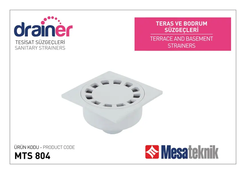 Teras ve Bodrum Süzgeçleri