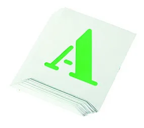 Etiketleme için 26 Harf Seti (A-Z) 100 mm (4")